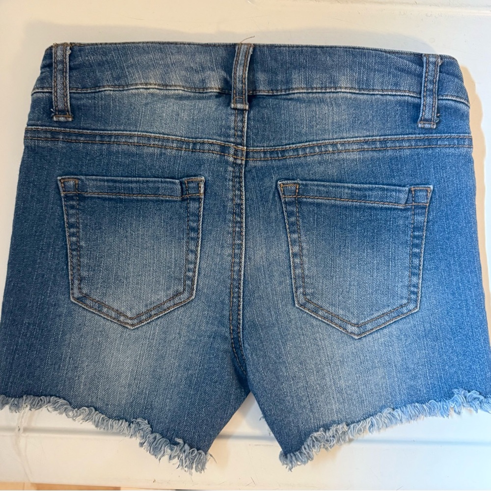 Distressed Denim Shorts - Picture 3 of 4